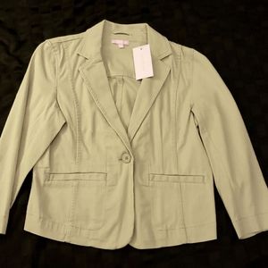 Isaac Mizraho Khaki Blazer